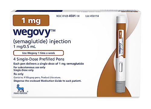 WEGOVY (semaglutide) Injection 1 mg